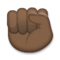 Raised Fist - Black emoji on LG